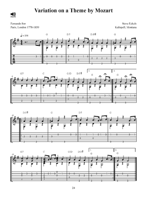 Left Hand Studies For Classical Guitar Sheet Music By Walt